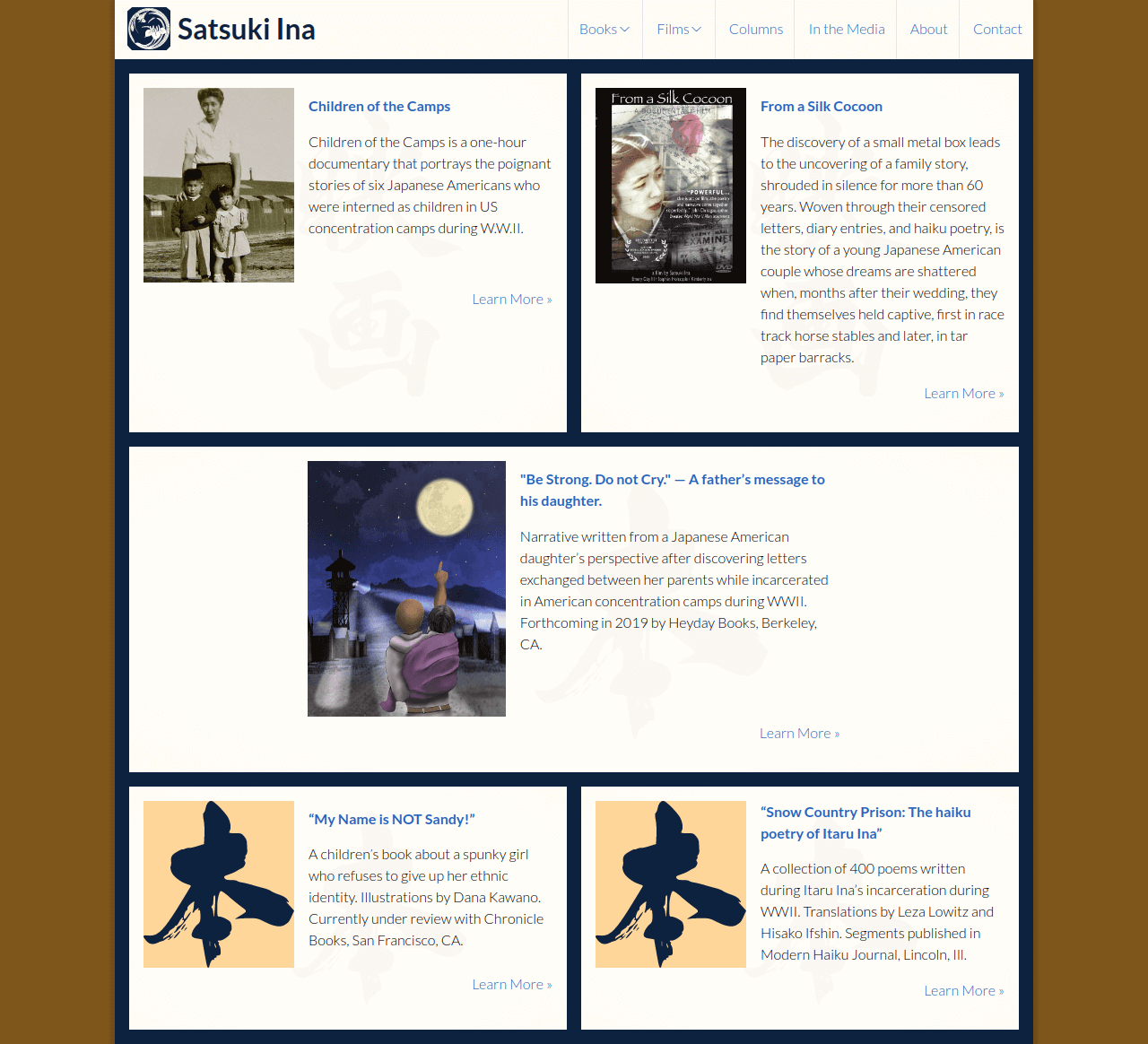 Homepage screenshot